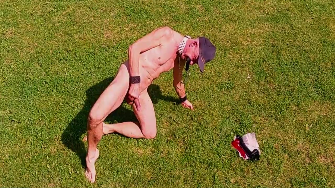 Uncut, Unmasked Male Slave Exposed During 1. Outdoor Party Got Enema Stretch His C*nt Untill Bottle Fits 4 Min